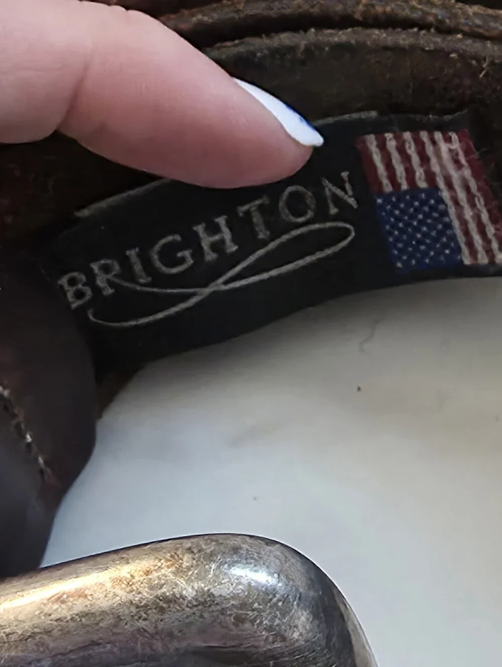 Brighton USA leather belt